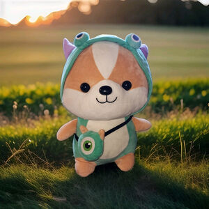 Shiba Inu Corgi Plush Monster 13" Toy Dinosaur